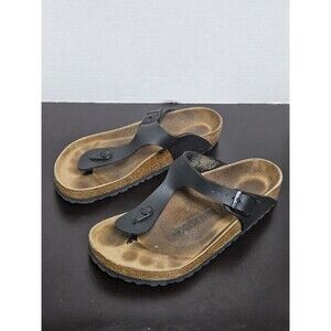 Sz 8 - Birkenstock Gizeh Women's Thong Sandal - Black